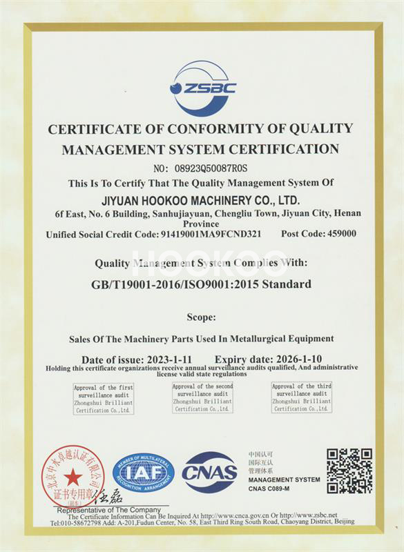 ISO Certification