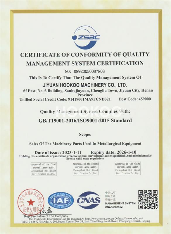 ISO Certification