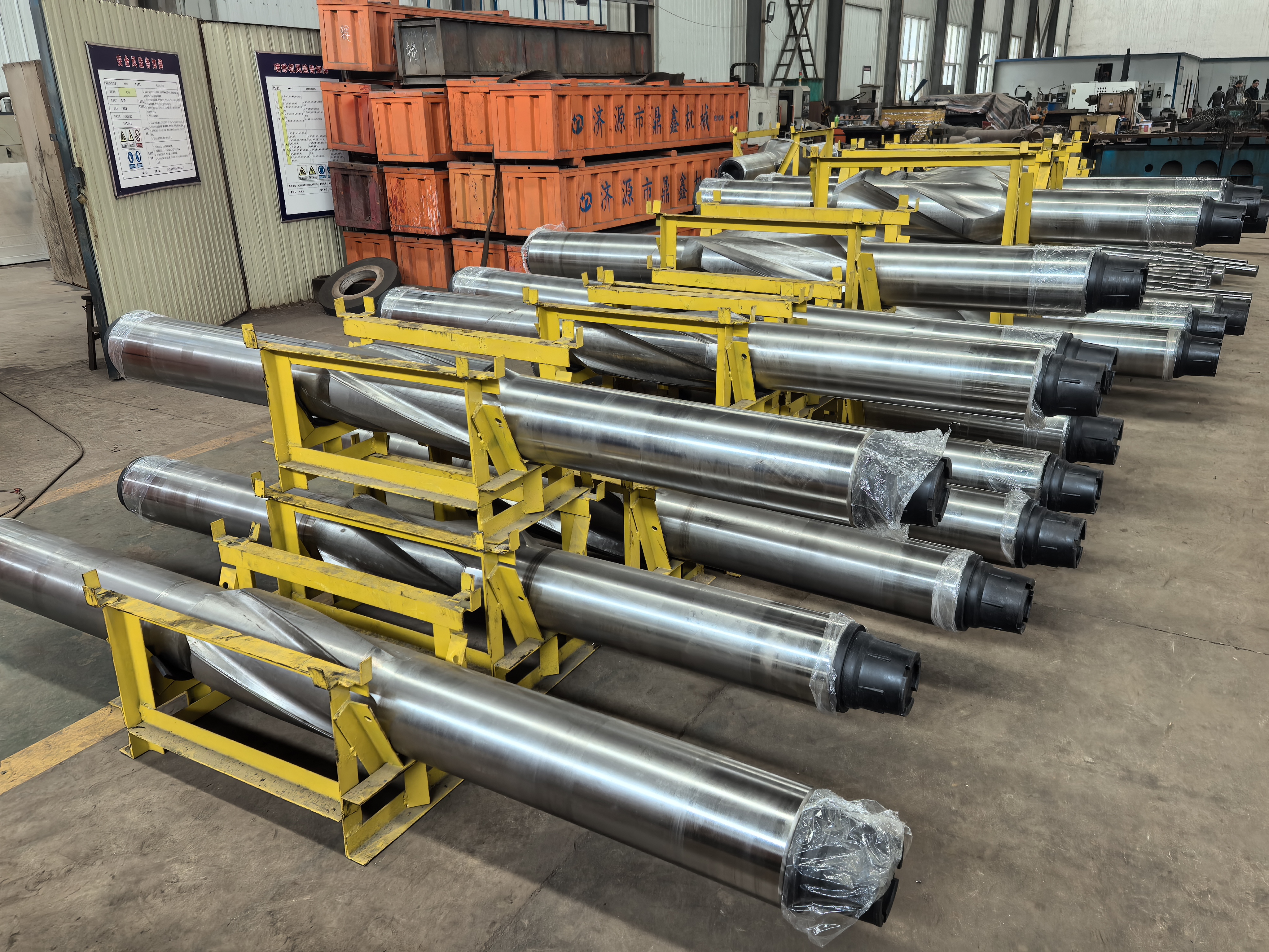 Finished stabilizers ready for shipment